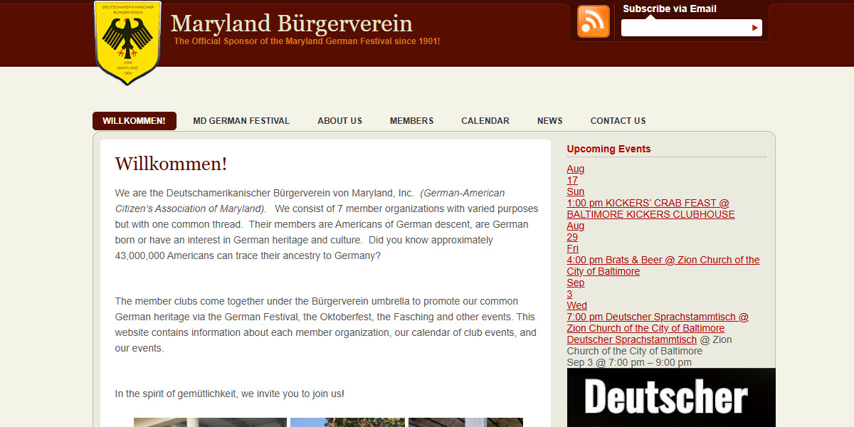German American Associations in Maryland