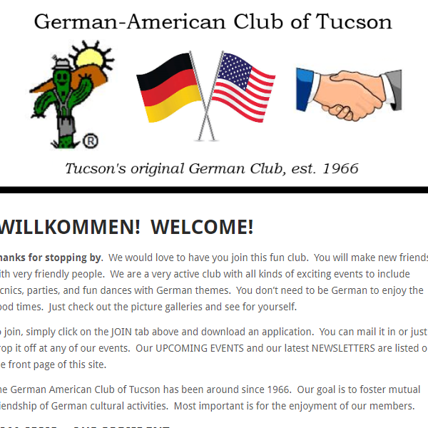 German Category Near Me - German American Club of Tucson