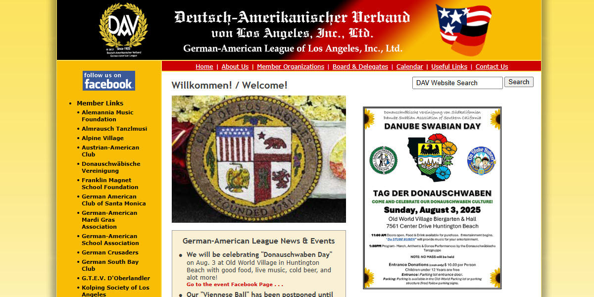 German-American League of Los Angeles, Inc., Ltd.