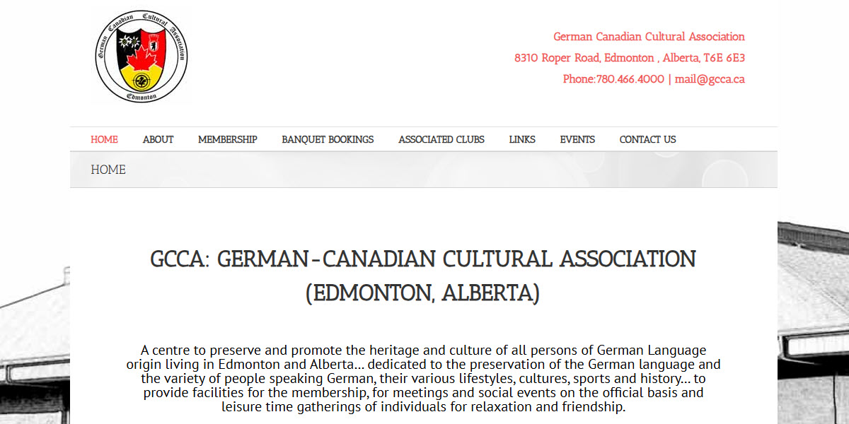German Canadian Cultural Association of Edmonton