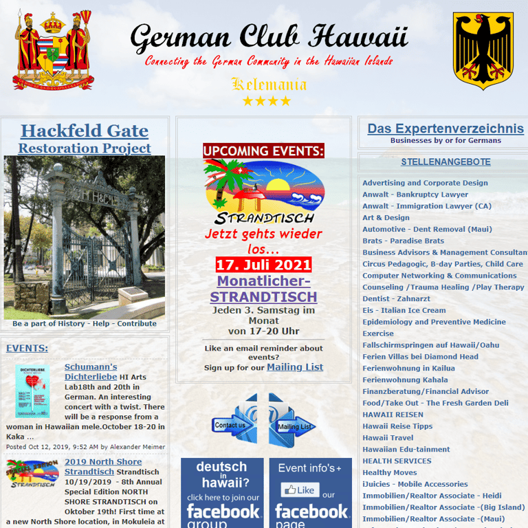 German Organization Near Me - German Club Hawaii