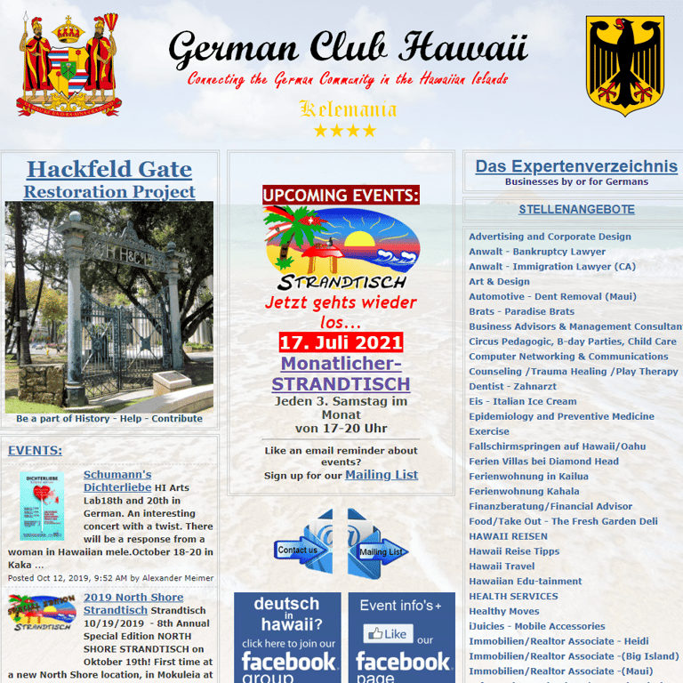 German Category Near Me - German Club Hawaii