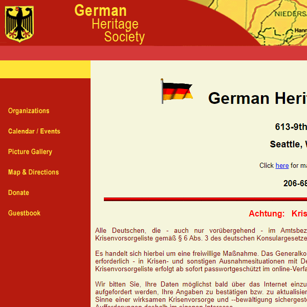 German Heritage Society - German organization in Seattle WA
