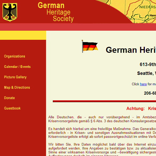 German Heritage Society attorney