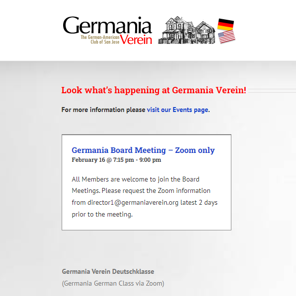 German Organization Near Me - Germania Verein