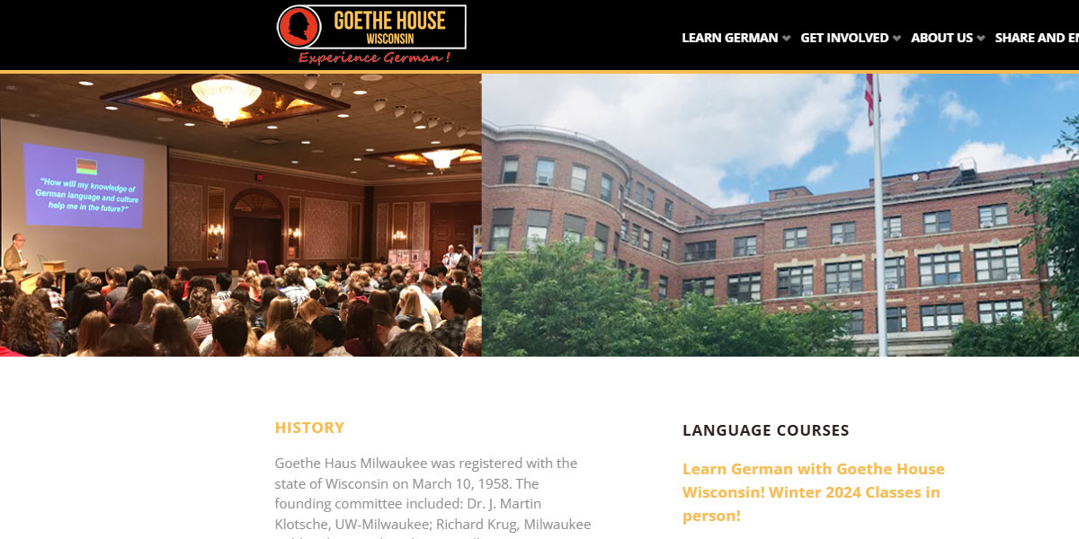 Goethe House Wisconsin